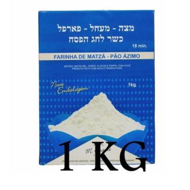 Imagem de Farinha De Matzá Pão Ázimo Kosher Rabino M. Snayde 1kg - maranata shof