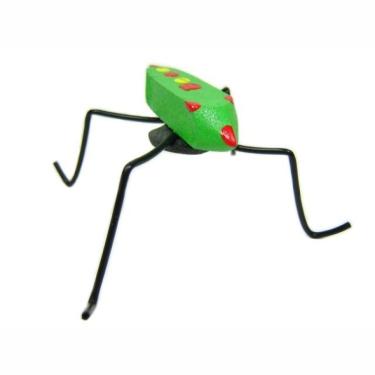 Imagem de Pula Pula 100% Artesanal em Madeira - Grilo - Multicolorido