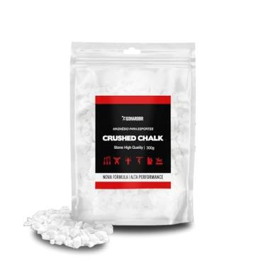 Imagem de Crushed Chalk - Carbonato de Magnésio pedra triturado (300 gramas) - Magnesio triturado para escalada ginastica e levantamento de peso calistenia lpo cross fit baquetas e bateria