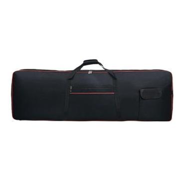 Imagem de Almencla Capa para Teclado de 88 Teclas, com Dois Compartimentos, Leve E Prática, 140x45x17cm