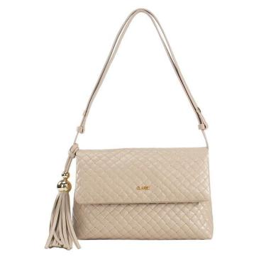 Imagem de Bolsa Feminino Classe de Couro Tressê Tiracolo Fendi-Feminino