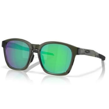 Imagem de Óculos de Sol Oakley Shackle Olive Ink Prizm Jade-Masculino