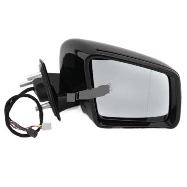 Imagem de Conjunto de espelho retrovisor lateral com luzes compatíveis com Mercedes-Benz X164 W164 GL320 ML320 2005 2006 2007 2008 2009 2010 2011(1pc Black right)
