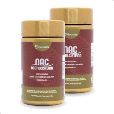 Imagem de Nac N-Acetilcisteína + Zinco + Molibdênio + Vitamina D3 Cápsulas (Kit 2 unds. 240 cápsulas)