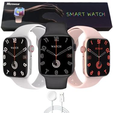 Imagem de Relógio Inteligente Smart Watch W29s Serie 9 Lançamento Microwear Original 45mm ChatGpt Nfc Gps-Unissex