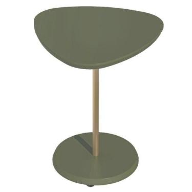 Imagem de Mesa Apoio Alta Mdf Para Sala De Estar 51 Cm 4696 Menta Arly Menta - M