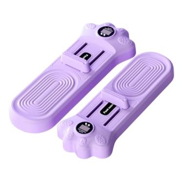 Imagem de menolana 1 Par de Exercitadores de Pés, Aparelho de Exercícios Inteligente com Função de Contagem, Dispositivo para Treinamento do Arco do Pé, Fortalecedor de, Roxo