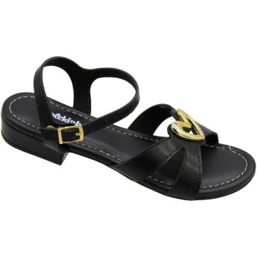 Imagem de Sandália Infantil Molekinha Saltinho Coração Napa Juvenil Menina