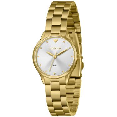 Imagem de Relógio Lince Feminino Ref: Lrgh291l30 S1kx Coração Dourado