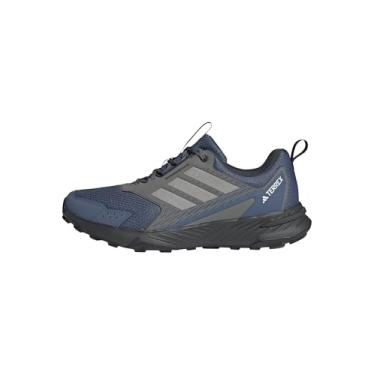Imagem de adidas Tênis de corrida masculino Terrex Tracefinder Trail Running Trail, Wonder Steel/cinza/carbono, 42 BR