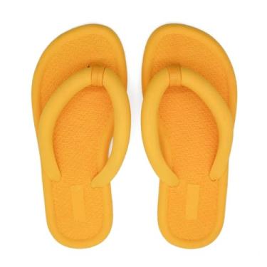 Imagem de Chinelo Nuvem Feminino Antiderrapante 2,5-3cm | Microexpandido Impermeável | 5 Cores Modernas | Tamanhos 33-40(Amarelo,35)