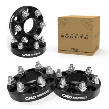 Imagem de Customadeonly Espaçadores de roda centralizados de 4 peças 25 mm (1 polegada) 6x120 para GMC Canyon Acadia, para SRX XT5 XT6, espaçadores para Colorado Traverse Blazer, Buick Enclave (furo de 66,9 mm