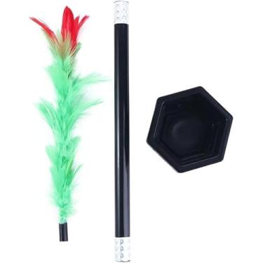 Imagem de Dwuww 1Sets Stick to Rose Magic Tricks Magic Wand to Flower Easy Magic Tricks Funny Toys Show Performance Prop for Adults Teenagers Magic Kits Magician Accessories