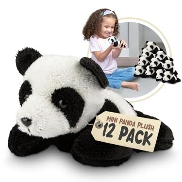 Imagem de Forest & Twelfth Mini Panda Plush Toys, 12 Pack Tiny Plushies Stuffed Animals, Stocking Stuffer for Girls & Boys, Panda Bear Stuffed Animal for Party Favors, Goody Bags, Treasure Box
