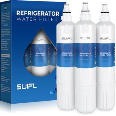 Imagem de Suifl Substituição do filtro sob a pia F-1000, compatível com InSinkErator F-1000S, sistema de filtragem HWT-F1000S, reduz o sabor e o odor de cloro (pacote com 3)