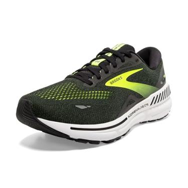 Imagem de Brooks Tênis de corrida masculino Adrenaline GTS 23 Supportive, Black Nightlife Ebony, 41