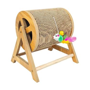 Imagem de Fxzqgnh Arranhador para Gatos, Arranhador para Gatos, para Gatos Pequenos E Grandes, Rolo Arranhador Decorativo, para Gatos de Estimação, Brinquedo Interativo, L