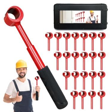 Imagem de Door Hinge Adjustment Tool Kit Door Gap Adjustment Tool for Precise Hinge Gap Adjustment Upgraded Hinge Gap Adjusting Wrench for Installation and Repair of Residential and Commercial-13