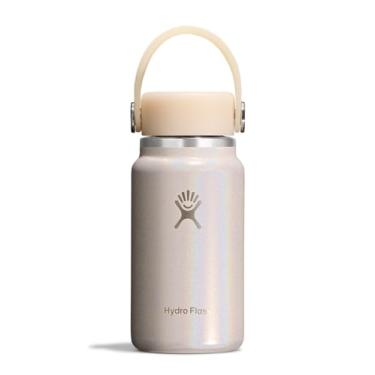 Imagem de Hydro Flask Micro garrafa – Mini frasco isolado à prova de vazamento para bolsa ou bolso em creme brilhante de 200 ml