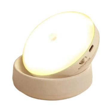 Imagem de Lâmpada Noturna LED Recarregável Com Sensor De Movimento, Luz Magnétic
