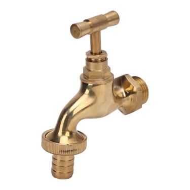 Imagem de LiebeWH Válvula de Corte de Mangueira de Jardim de Latão G1/2 Polegada, Controle Durável para Irrigação, Classificação de Pressão de 125 PSI, Ideal para Jardineiros e Espaços Ao Ar Livre