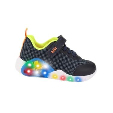 Imagem de Tênis Infantil Bibi Fun Light Azul Marinho de Dinossauro 30