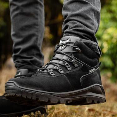 Imagem de Bota Militar Tatica Padrão Americano Cano Curto Acero Napalm, Preto, 3