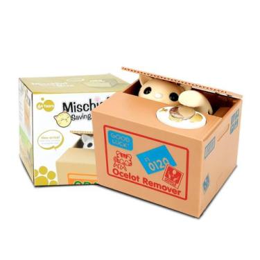 Imagem de Cofrinho Infantil Eletrônico Interativo Para Crianças Em Formato De Ga