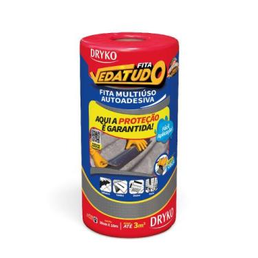Imagem de Fita Vedatudo 30 cm Cinza - FVD30-CINZA - DRYKO