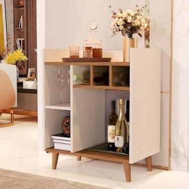 Imagem de Aparador Buffet Casa/Retrô/Estilo Decor/Cantinho Do Café/Recepção/Off White/Freijó