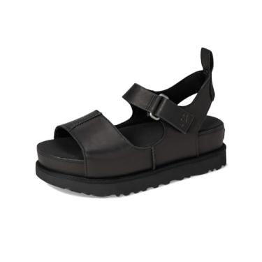 Imagem de UGG Sandália feminina Goldenstar Hi, Couro preto, 39