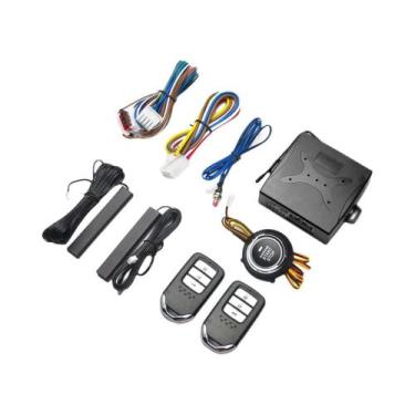 Imagem de Sistema De Alarme Para Carro Com Entrada Sem Chave E Trava Central Rem
