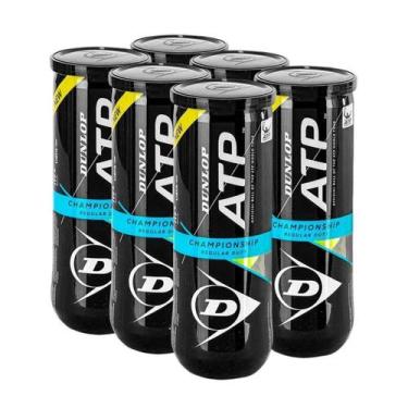 Imagem de Bola de Tênis Dunlop ATP Championship Regular Duty - Pack c/ 6 Tubos