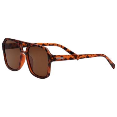 Imagem de Óculos de Sol HROCH Modelo Romana, Proteção UV400, Lentes Policarbonato, Design Italiano (Tartaruga)