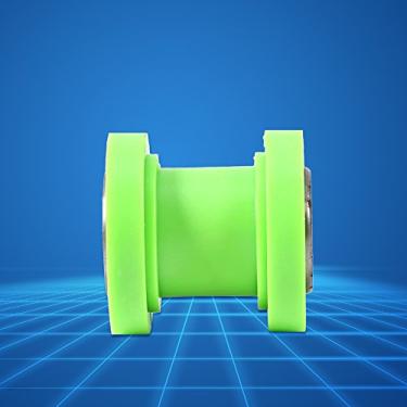 Imagem de Generic Roda Tensora de Rolo de Corrente Resistente de 10 Mm para Dirt Bike ATV, Azul, 1,38 "de Diâmetro, Adequada para Kits de Conversão de Bicicletas Motorizadas a Gasolina (Verde)
