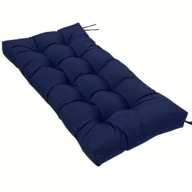 Imagem de BAHULA Almofada de banco de jardim à prova d'água, almofada de banco para varanda e pátio, almofada macia para cadeiras de balanço internas e espessas para varanda swing, sofá de namoradeira, móveis