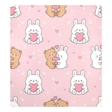 Imagem de Blueangle Capa de ímã de máquina de lavar louça ursos de pelúcia Dia dos Namorados, decoração da capa frontal da máquina de lavar louça, adesivos de eletrodomésticos, adesivos de eletrodomésticos, 58