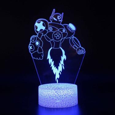 Imagem de Lâmpada criativa USB Kingdom Hearts 3D Night Light com controle remoto