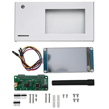 Imagem de Módulo de placa repetidora com revestimento de metal prateado Tela de 3,2 polegadas Gravação a de alta precisão Conjunto de componentes eletrônicos de liga de alumínio para