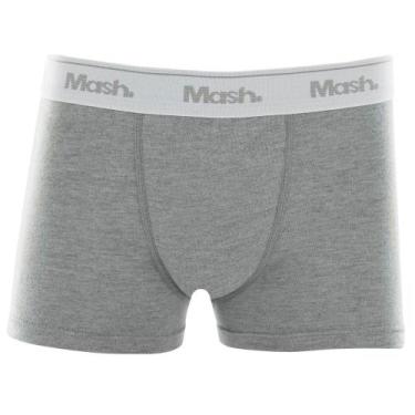Imagem de Cueca boxer mash 190.03 infantil, G, Cinza