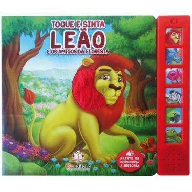 Imagem de Livro - Livro sonoro com toque e sinta: Leão