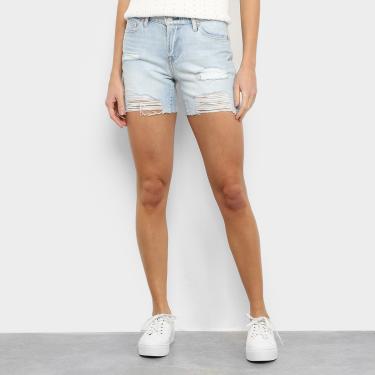 Imagem de Short Jeans GAP Cintura Média Destroyed Feminino-Feminino