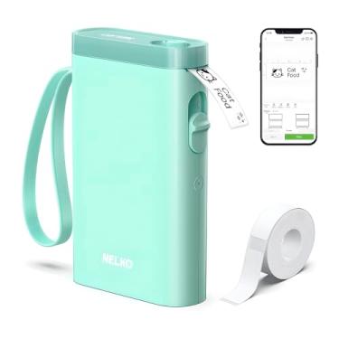 Imagem de Etiquetadora P21 BT Portátil Impressora de Etiquetas Sem Fio com Fita Inclusa – Máquina para Organização Casa Escritório – Conectividade Fácil App – Cor Verde