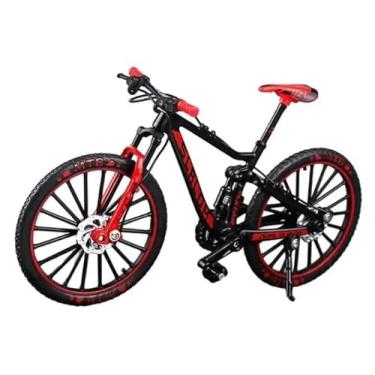 Imagem de Bike Miniatura Speed Sport Mountain Bike 1:10 Metal (Bicicleta Miniatura Mountain Bike vermelha)