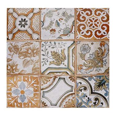 Imagem de Aoresac Lindo Adesivo de Parede de 24 Unidades, Decalque Autoadesivo de Azulejo de 15 X 15 Cm para Decoração de Cozinha DIY, Feito de Material de PVC de, Fácil de Instalar e Limpar