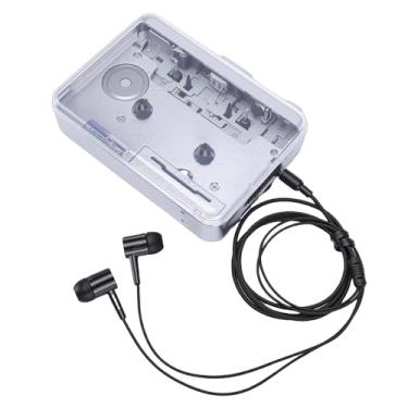 Imagem de Dpofirs Reprodutor de Fita Cassete, Conversor de Cassete USB para MP3 Com Entrada para Fone de Ouvido, Suporte para Alimentação Dupla, Registros Versáteis de Reprodutor de Fita Estéreo