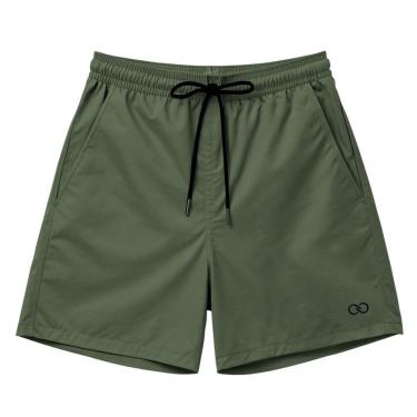 Imagem de Bermuda Infantil Menino Tactel Verde Musgo Luc.boo-Masculino