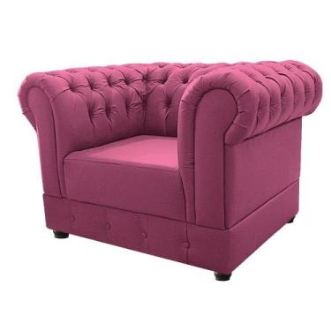 Imagem de Poltrona Decorativa Chesterfield Ana Corano Pink- Doce Sonho Móveis