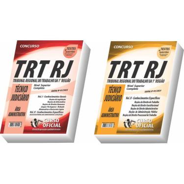 Imagem de Apostila Trt Rj - Técnico Judiciário - Volume I + Volume Ii