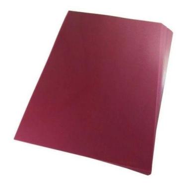 Imagem de Capa Para Encadernação A4 Vinho Line Frente Pp 0,30 100un - Cassmar